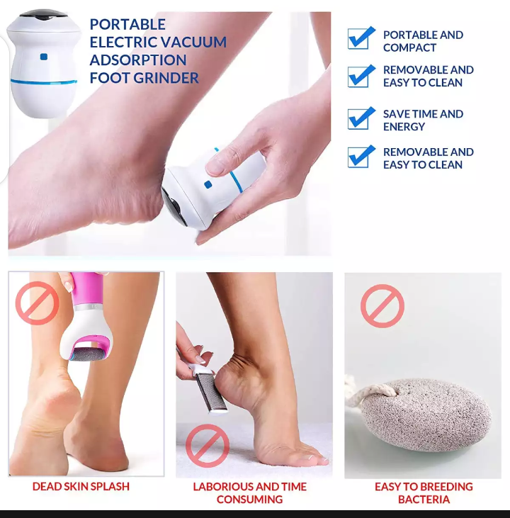 Foot Pedicure Grinder Callus Dead Skin Remover Machine Automatic