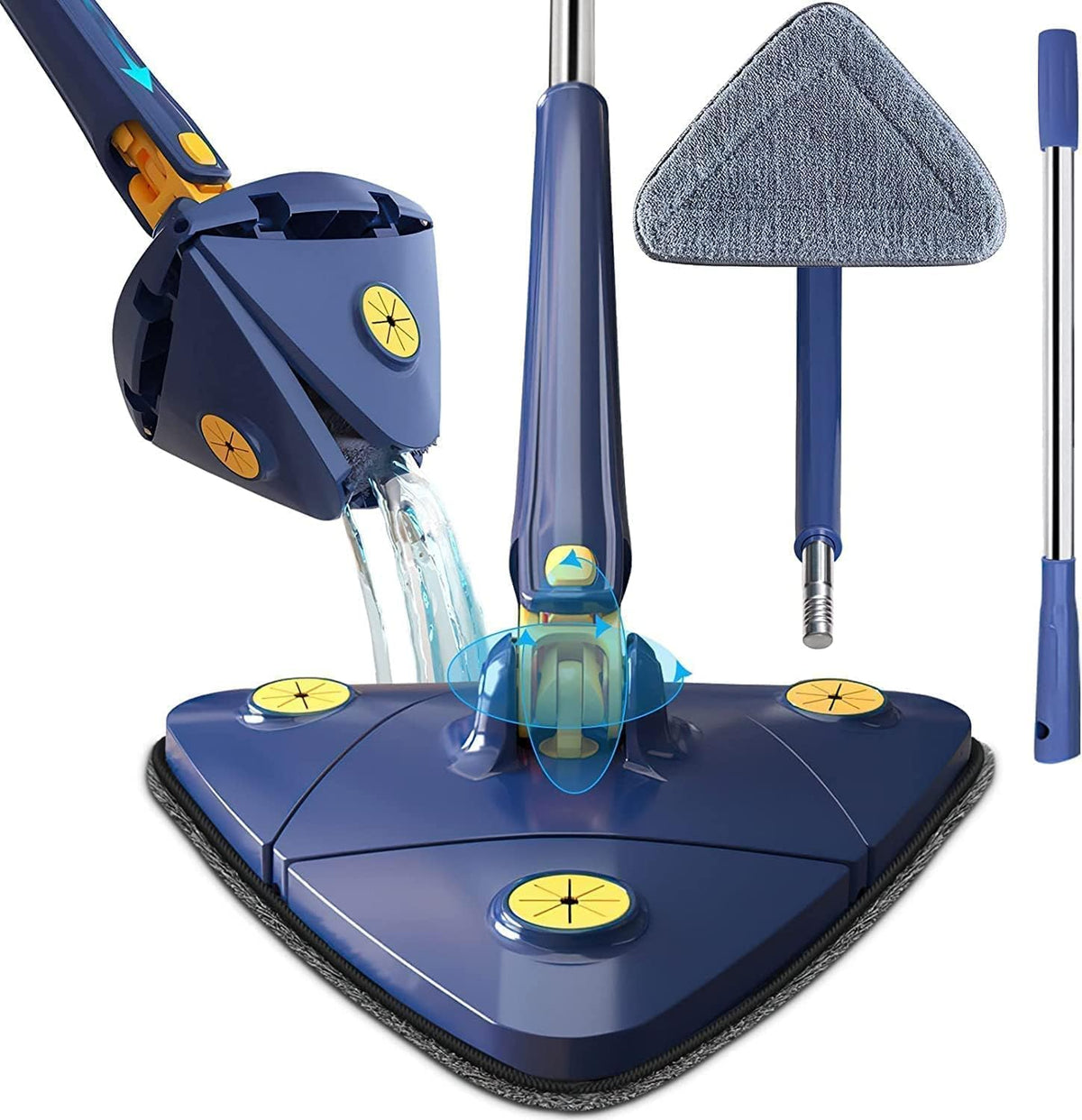 Triangle Cleaning mop 360 Degree rotatable Triangle Multi-Functional