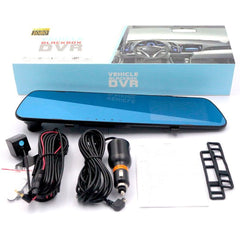 Vehicle DVR Full Hd 1080p Wide angle Night Vision With Dual Lens Car Camera