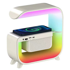 Colorful Wireless G3 4 IN 1 Clock Bluetooth 5W Lamp Light Speaker With Clock and Alarm