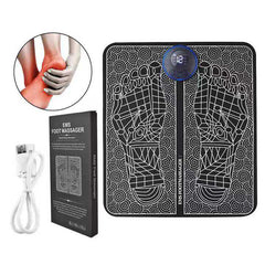 Intelligent Ems Reflexology Foot Massage Pad Relief Pain Machine 1.5V 150mah 100hz