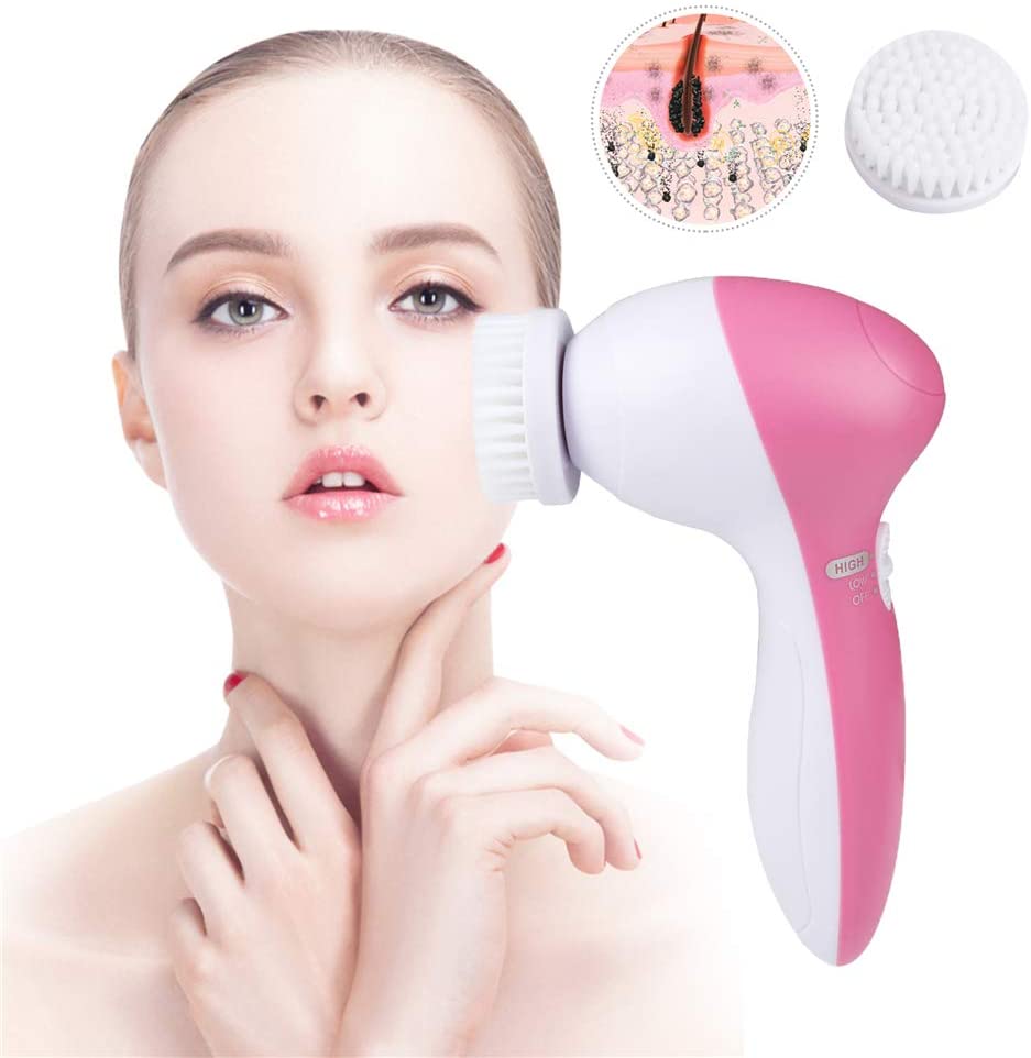 5 In 1 Multifunction Electric Face Cleaning Brush Skin Care Beauty