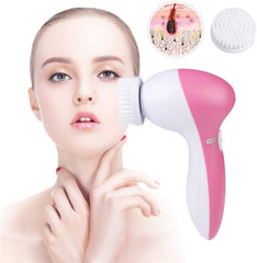 5 In 1 Multifunction Electric Face Cleaning Brush Skin Care Beauty