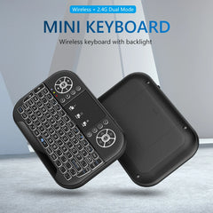 Mini Keyboard 2.4G Bluetooth compatible Dual Modes Remote Control for TV Box PC